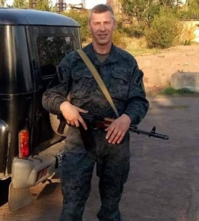 Dmitro Ļaskoveca tēvs - Ukrainas Nacionālās gvardes dienestā