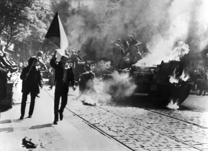 "Prāgas pavasaris" 1968. gada augustā.