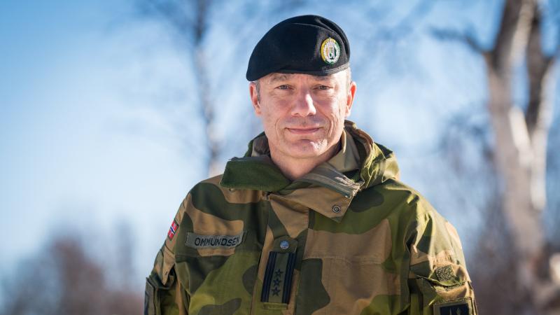 Norvēģijas Štāba priekšnieks brigādes ģenerālis Frode Omundsens 