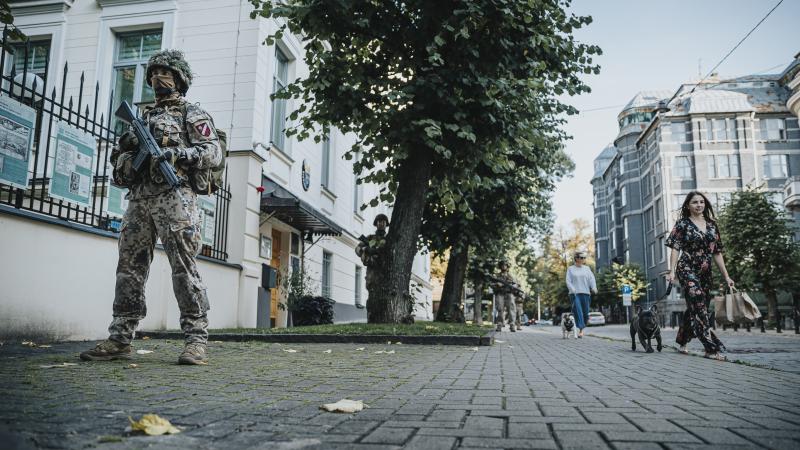 Militārās mācības “Namejs 2021” Rīgas ielās