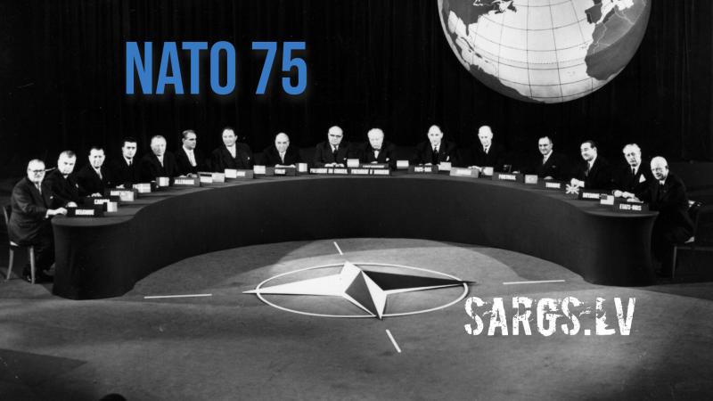 NATO valstu līderi pie galda 1957. gadā