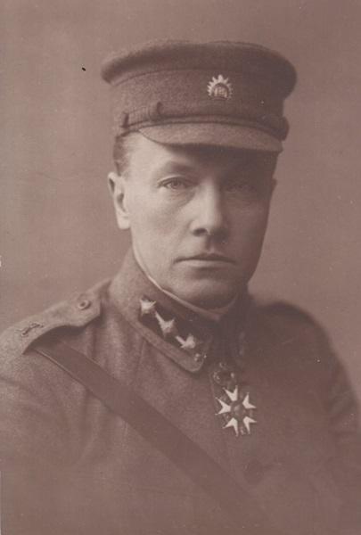 Ģenerālis Jānis Balodis 1920. gadi/ Latvijas kara muzeja arhīvs