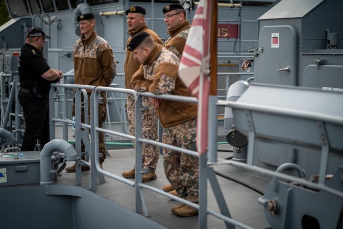 Zemesardzes 1. Rīgas brigādes starpinstitūciju mācības Rīgas ostas aizsardzībai