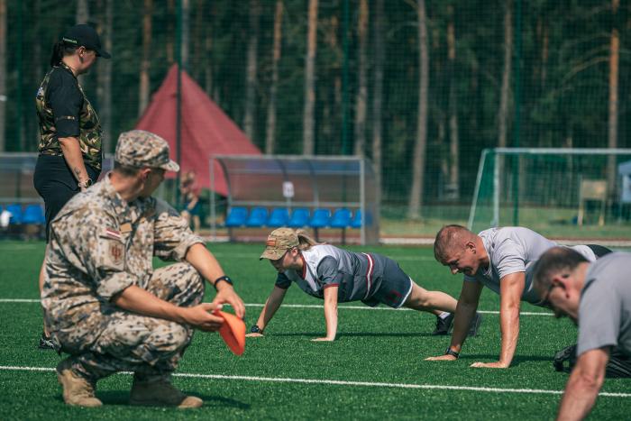 Foto: NBS spartakiāde Ādažu bāzē/ srž. Ēriks Kukutis/Aizsardzības ministrija