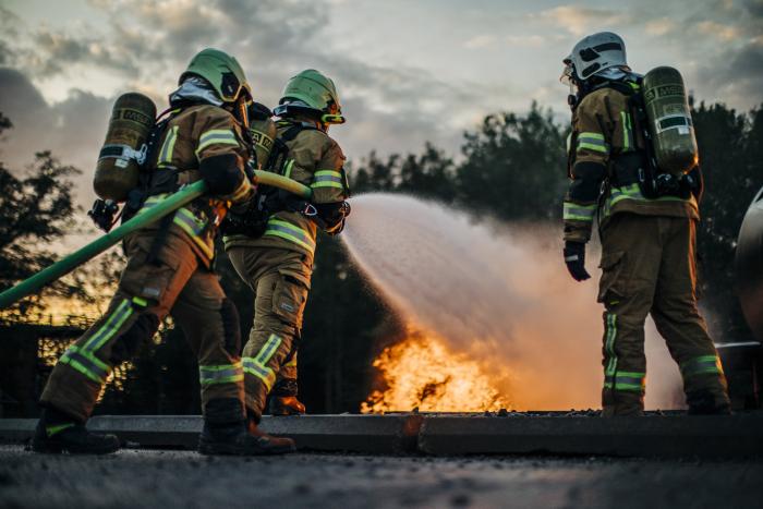Latvijas Gaisa spēku ugunsdzēsēji mācībās "Northen Strike"