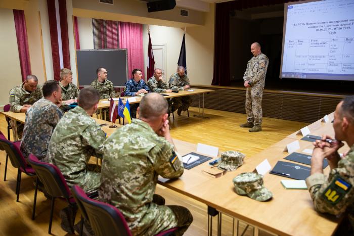 NBS rīkotais apmācību seminārs Ukrainas bruņoto spēku augstākajiem instruktoriem/Gatis Dieziņš/Aizsardzības ministrija