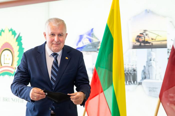 Lietuvas aizsardzības ministrs Arvīds Anušausks