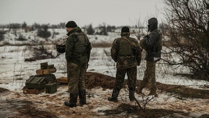 Ukrainas aizstāvji frontes līnijā/Foto: seržants Ēriks Kukutis/Aizsardzības ministrija