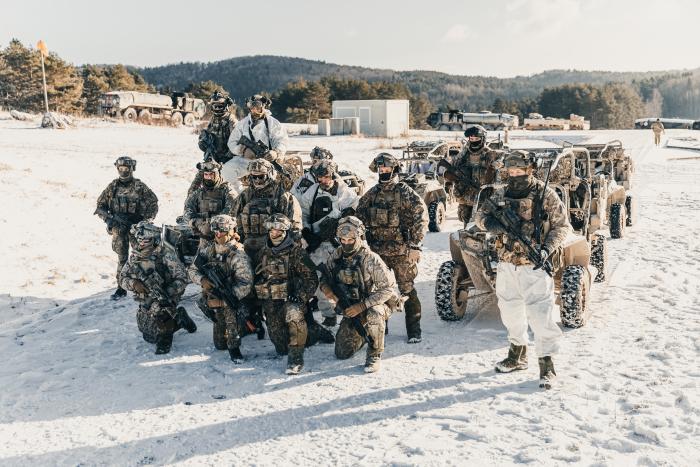 Foto: NBS karavīri Vācijā, hohenfelsā piedalās starptautiskajās NATO militārajās mācībās "Allied Spirit 2022"/ Armīns Janiks/ Aizsardzības ministrija