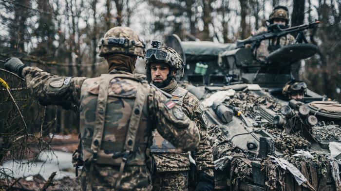 Foto: NBS karavīri Vācijā, hohenfelsā piedalās starptautiskajās NATO militārajās mācībās "Allied Spirit 2022"