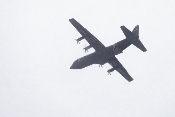 Foto: Gaisa pārapgādes treniņi Ādažu poligonā mācību "Sabre Strike" laikā/kar. K. Lejnieks/SZS MBde