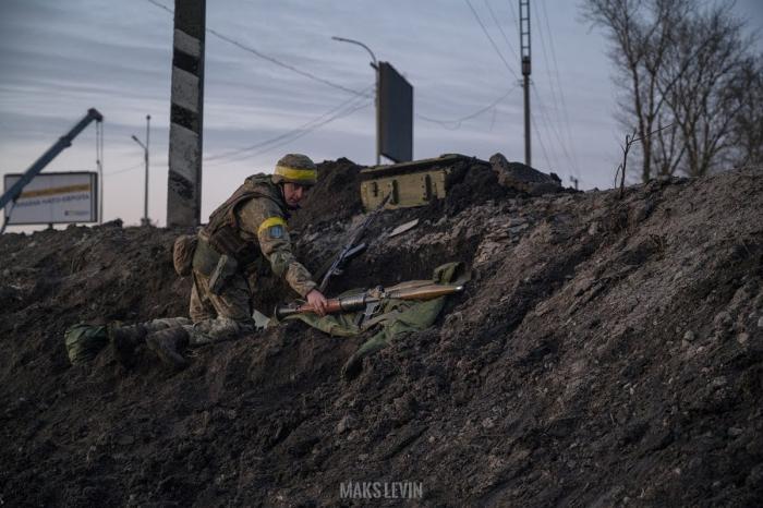 Ukrainas karavīri karā pret Krievijas iebrucējiem