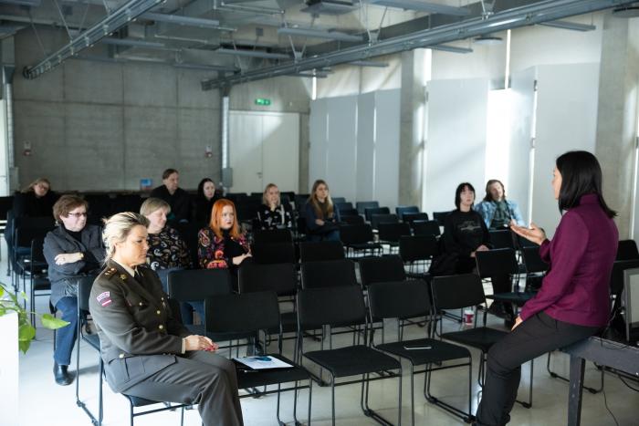 Aizsardzības nozares lekcija Latvijas Mākslas akadēmijā