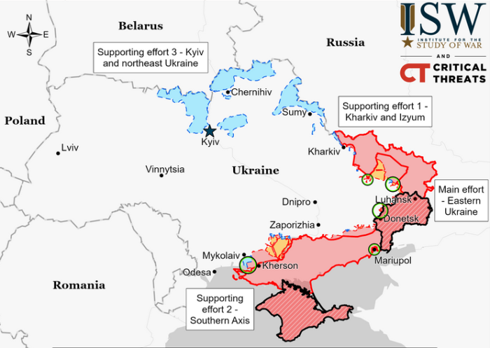 Krievijas izraisītā kara situācija – 13. aprīlis