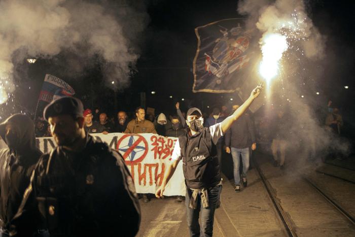 Protests Krievijas atbalstam Belgradā
