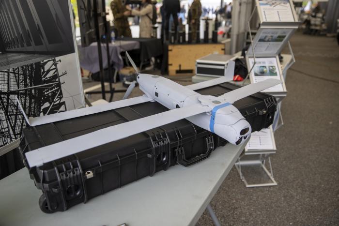 "UAV Factory" izstrādātais uzbrukuma bezpilota lidaparāts/lādiņš