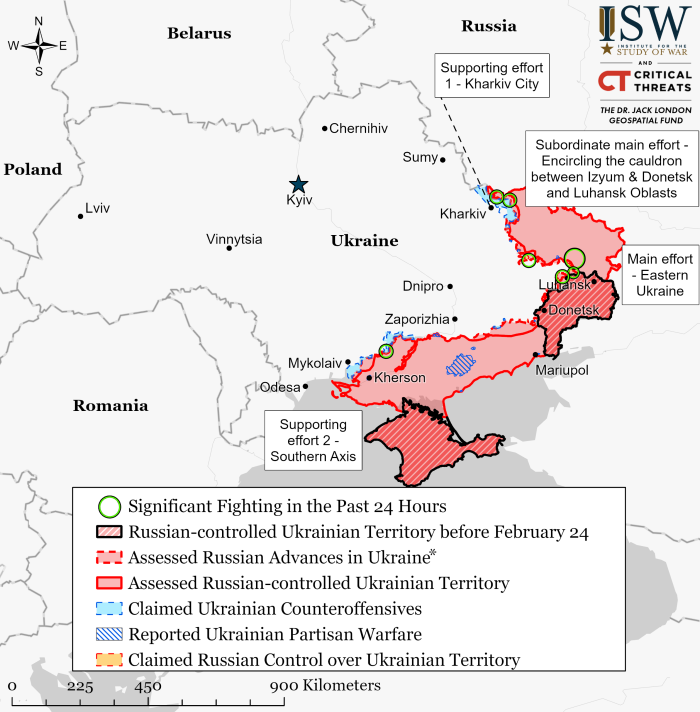 Krievijas izraisītā kara situācija – 15. jūnijs