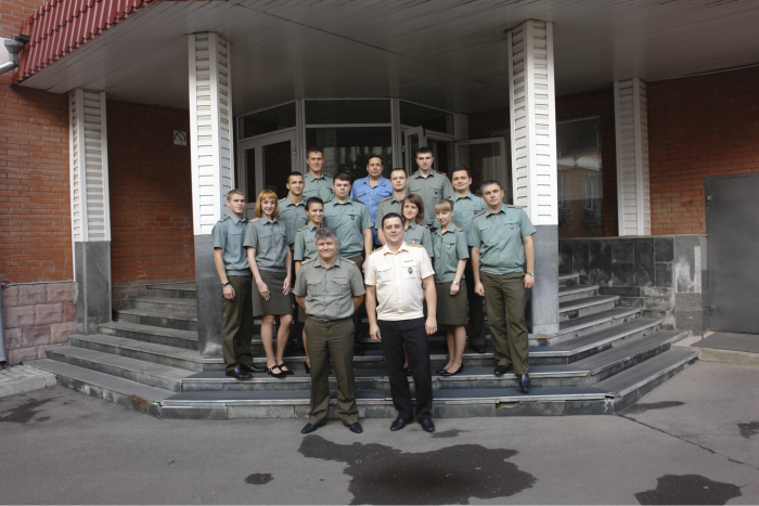Krievijas bruņoto spēku galvenā skaitļošanas centra darbinieku kopbilde