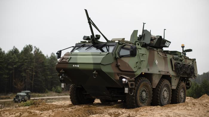 Bruņumašīnas “Patria” 6x6 apkalpes mācību kurss/ Foto: štāba virsseržants Gatis Indrēvics/Aizsardzības ministrija