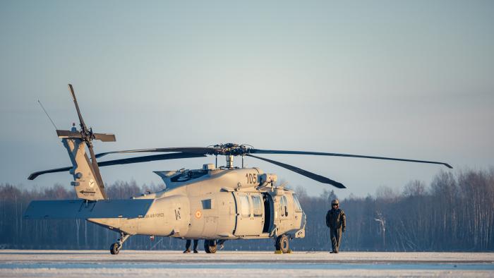 NBS Gaisa spēku jaunie helikopteri "Black Hawk"