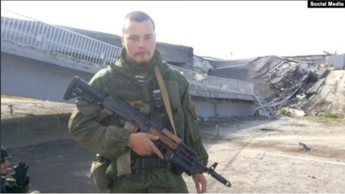 Kremli atbalstošā neonacistu grupējuma "Rusič" komandieris Aleksejs Miļčakovs