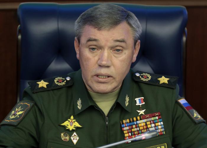 Ģenerālis Valērijs Gerasimovs. Foto: EPA/Scanpix