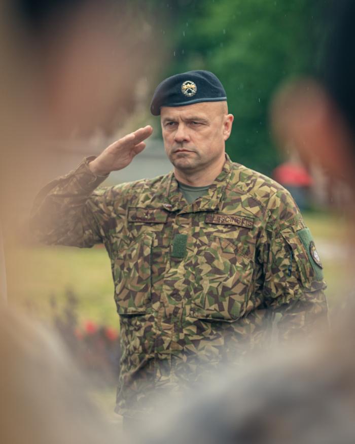 Zemessardzes komandieris brigādes ģenerālis Egils Leščinskis