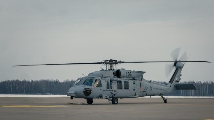 Gaisa spēku helikopteri "Black Hawk" / srž. Ēriks Kukutis, Aizsardzības ministrija 