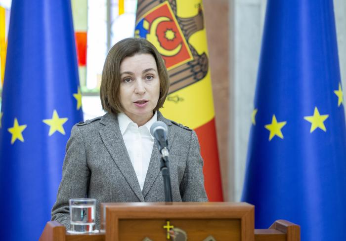 Moldovas prezidente Maija Sandu / AFP/ Scanpix