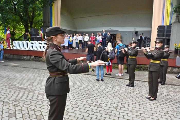 Zemessardzes orķestris Ukrainas Neatkarības dienā