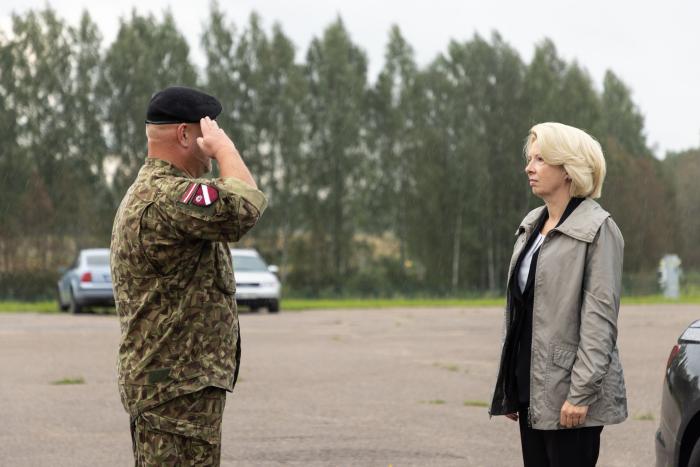 Aizsardzības ministre Ināra Mūrniece vizītē Latgalē / Gatis Dieziņš / Aizsardzības ministrija