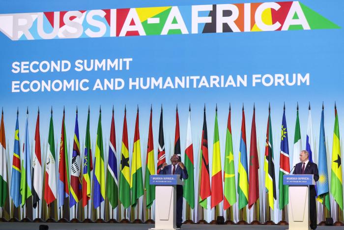 Āfrikas un Krievijas samits Sanktpēterburgā.