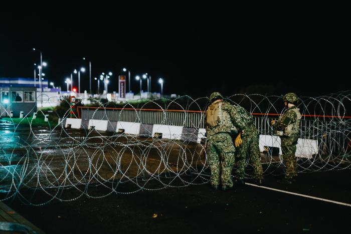"Vientuļu" robežkontroles punkta slēgšana uz Latvijas un Krievijas robežas