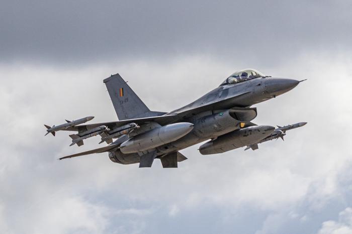 Beļģijas gaisa spēku iznīcinātājs F-16