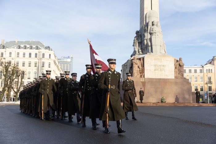 1991. gada barikāžu aizstāvju atceres dienai veltīta Latvijas valsts amatpersonu ziedu nolikšana 20.01.2023.