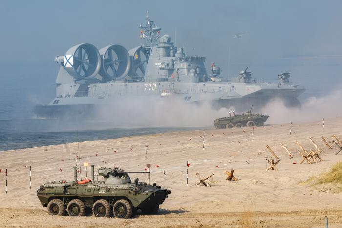 Krievijas militārās mācības "Zapad 2021" Kēnigsbergā / Foto: Reuters/Scanpix