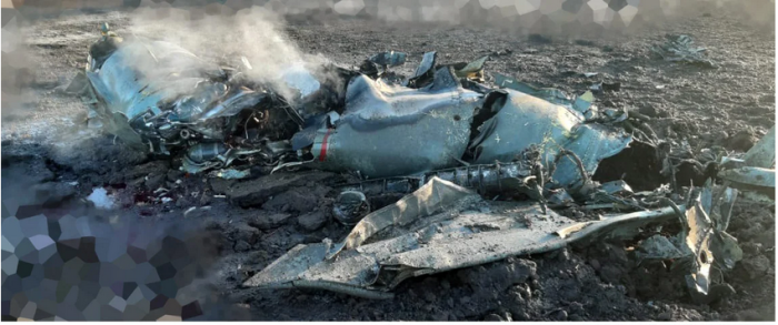 Ukrainā nokritusī Krievijas izšautā raķete P-35