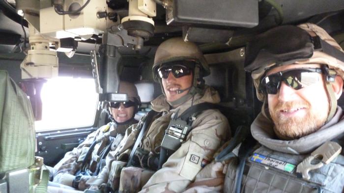Pulkvežleitnante Antoņina Bļodone misijā Afganistānā. 