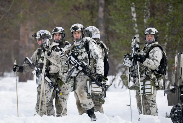 Somijas karavīri / Foto:AFP