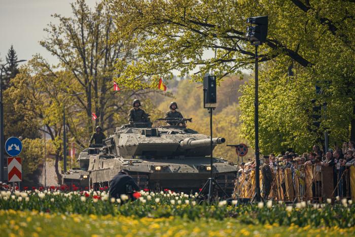 Tanks "Leopard" / Foto: srž. Ēriks Kukutis/Aizsardzības ministrija