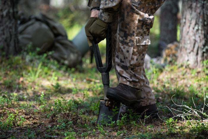 Foto: Brīvprātīgo rezervistu militārās pamatapmācības kursa dalībnieki / Mārtiņš Eglīts / "Sargs.lv"