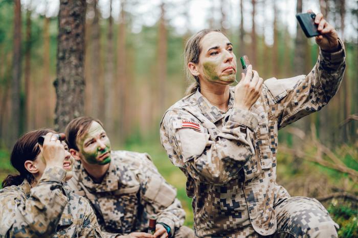 Rezervistu apmācība Alūksnē