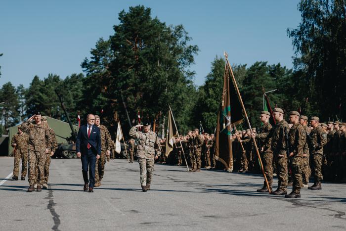 Sauszemes spēku Mehanizētās kājnieku brigādes komandiera maiņas ceremonija