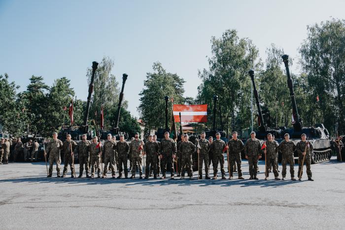 Sauszemes spēku Mehanizētās kājnieku brigādes komandiera maiņas ceremonija