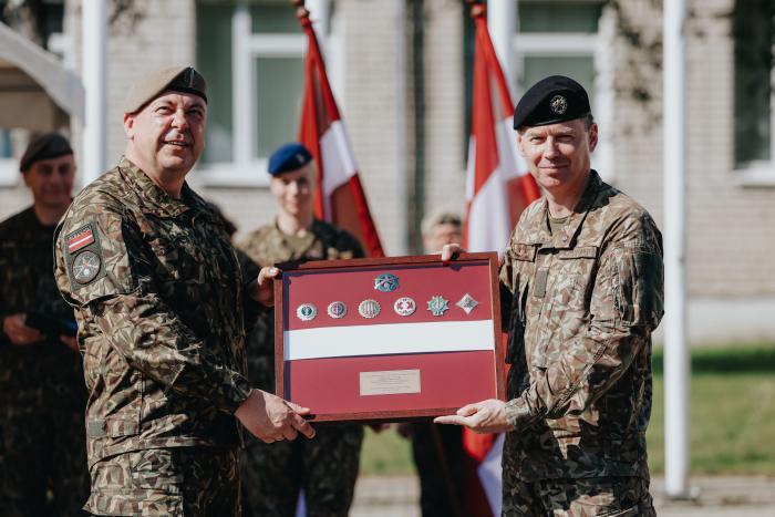Sauszemes spēku Mehanizētās kājnieku brigādes komandiera maiņas ceremonija