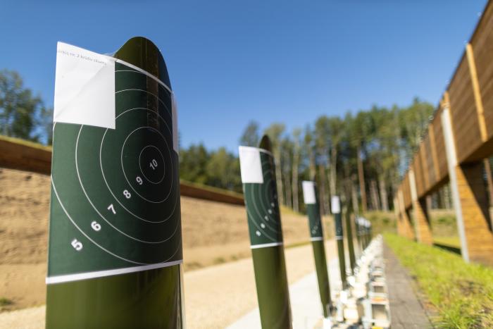 Šautuves kompleksa atklāšana militārajā bāzē "Ceri"