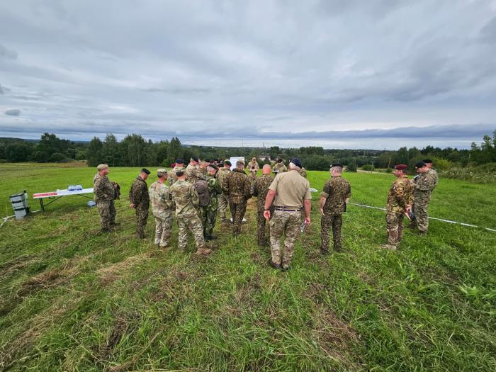 Foto: NATO daudznacionālās divīzijas “Ziemeļi” mācības “Knight Pantheon 2025”  Latgalē / Multinational Division North