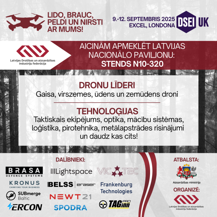 DSEI Latvijas stenda programma