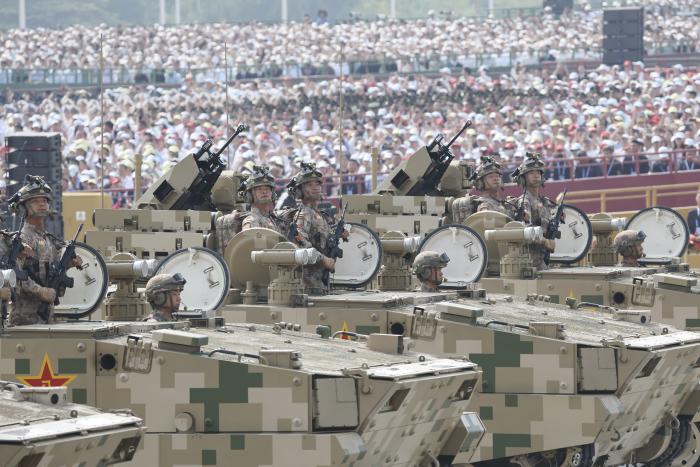 Ķīnas Tautas atbrīvošanas armijas parāde Pekinā