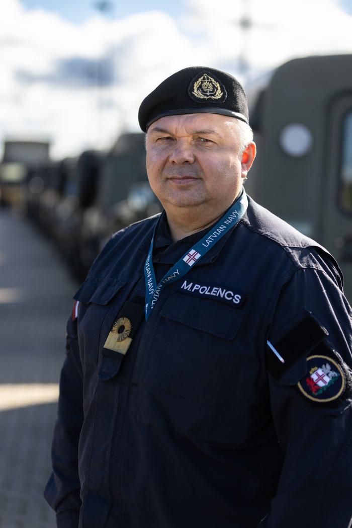 Jūras spēku komandieris, flotiles admirālis Māris Polencs / Gatis Dieziņš / Aizsardzības ministrija